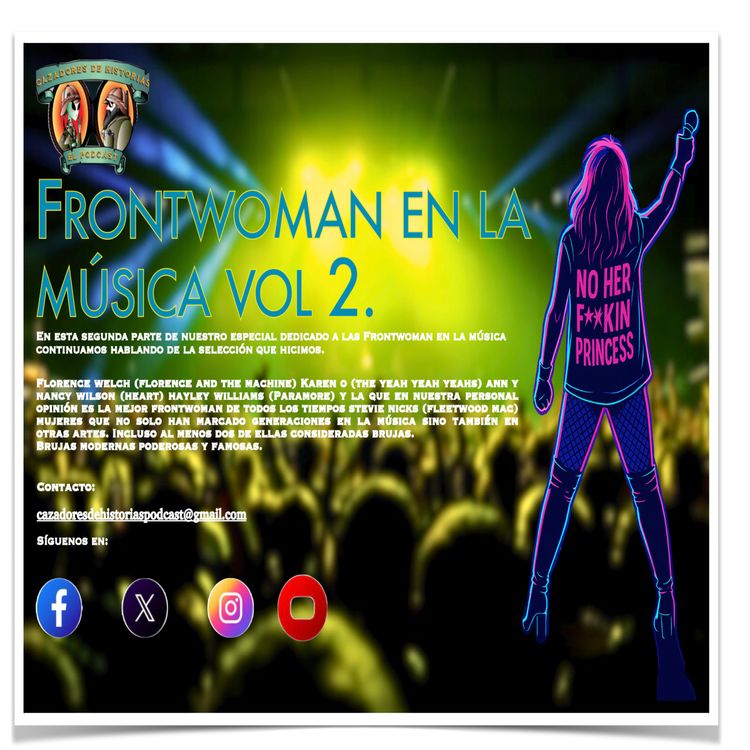 cover art for Frontwoman en la Música vol 2.