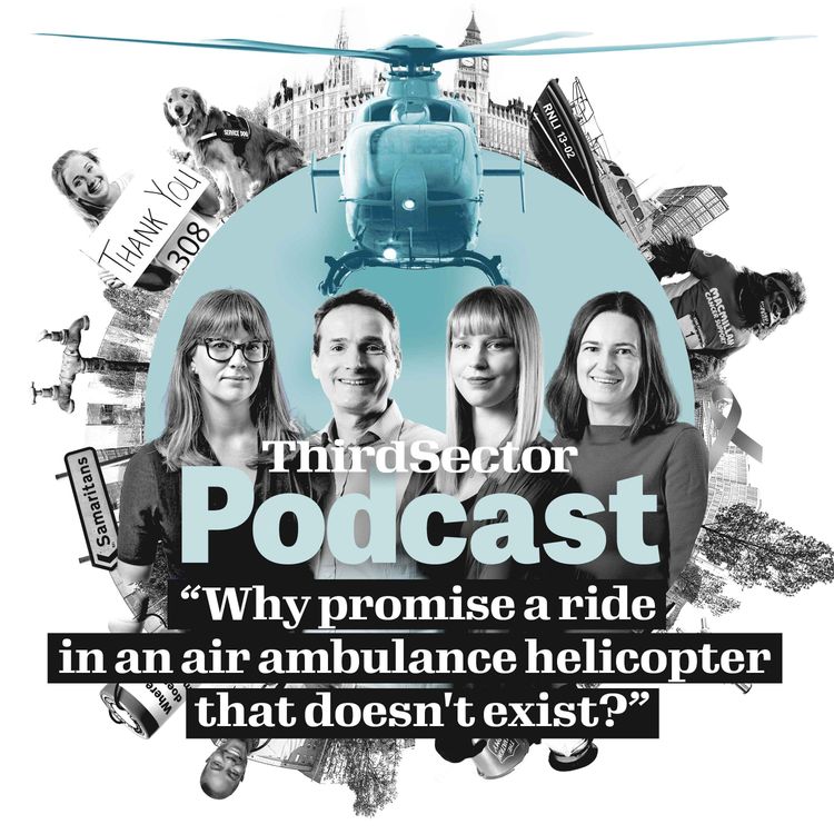 cover art for Schrödinger’s air ambulance, AI summaries and unions for charity workers