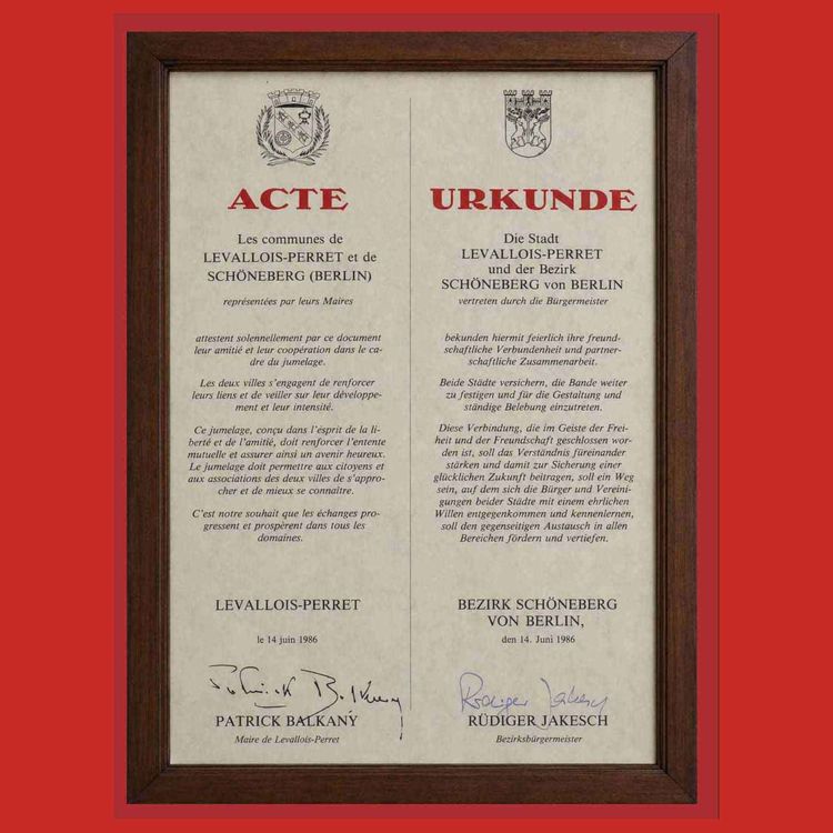 cover art for 40 ans de jumelage entre Levallois-Perret et Berlin-Schöenberg