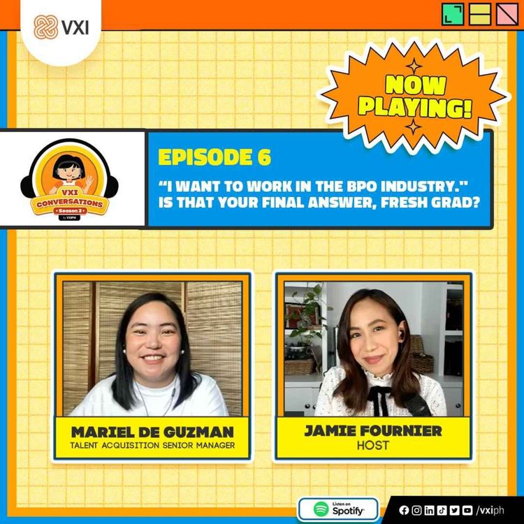 cover art for S02E06: "I want to work in the BPO industry." Is that your final answer, fresh grad?