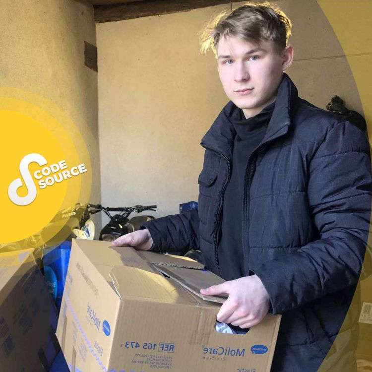 cover art for Ukraine : comment Rodion, 20 ans, exilé du Donbass vit la guerre à distance