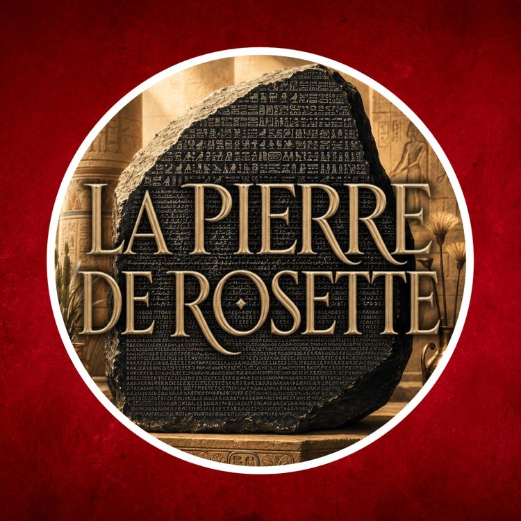 cover art for 1799 : La découverte de la pierre de Rosette, clé du secret des hiéroglyphes ! 🗝️