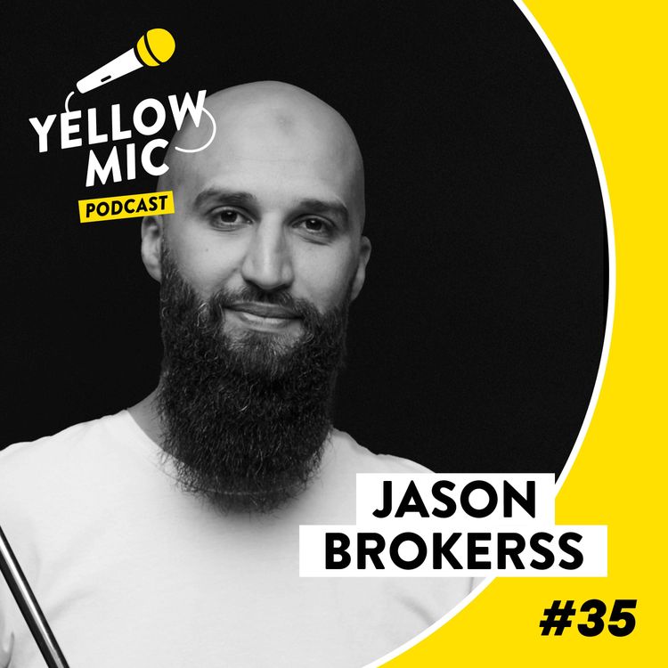 cover art for Yellow Mic #35 - Jason Brokerss