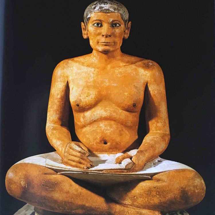 cover art for #9 El escriba - arte de Egipto