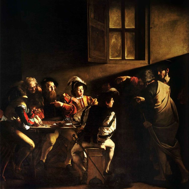 cover art for    #13 “La vocación de San Mateo” de Caravaggio 