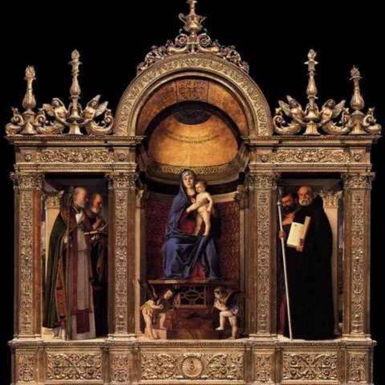 cover art for #101 “El Tríptico Frari” de Bellini 