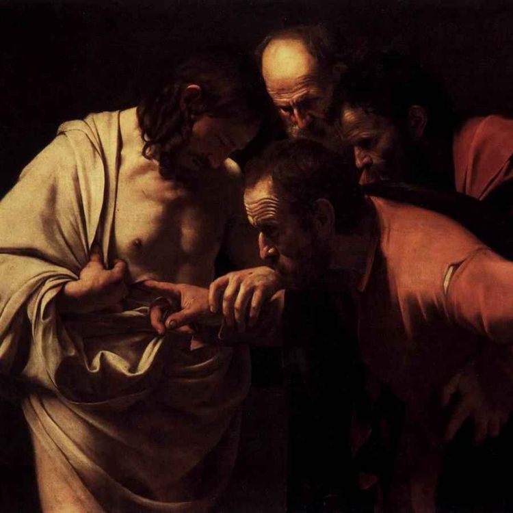 cover art for #125 La incredulidad de Santo Tomás de Caravaggio 