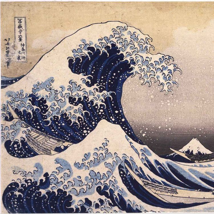 cover art for #137 La gran ola” de Hokusai