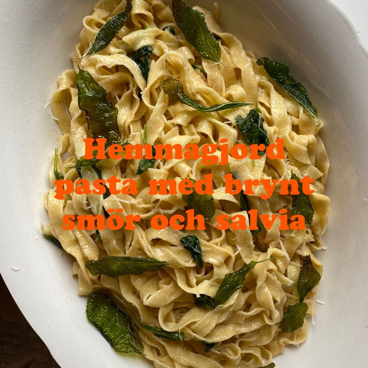 cover art for Hemgjord pasta med brynt smör och salvia