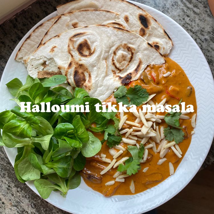 cover art for Halloumi tikka masala