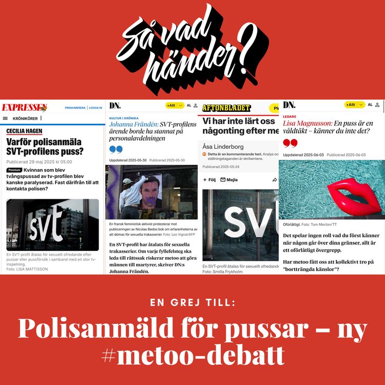 cover art for En grej till: Polisanmäld för pussar – ny #metoo-debatt