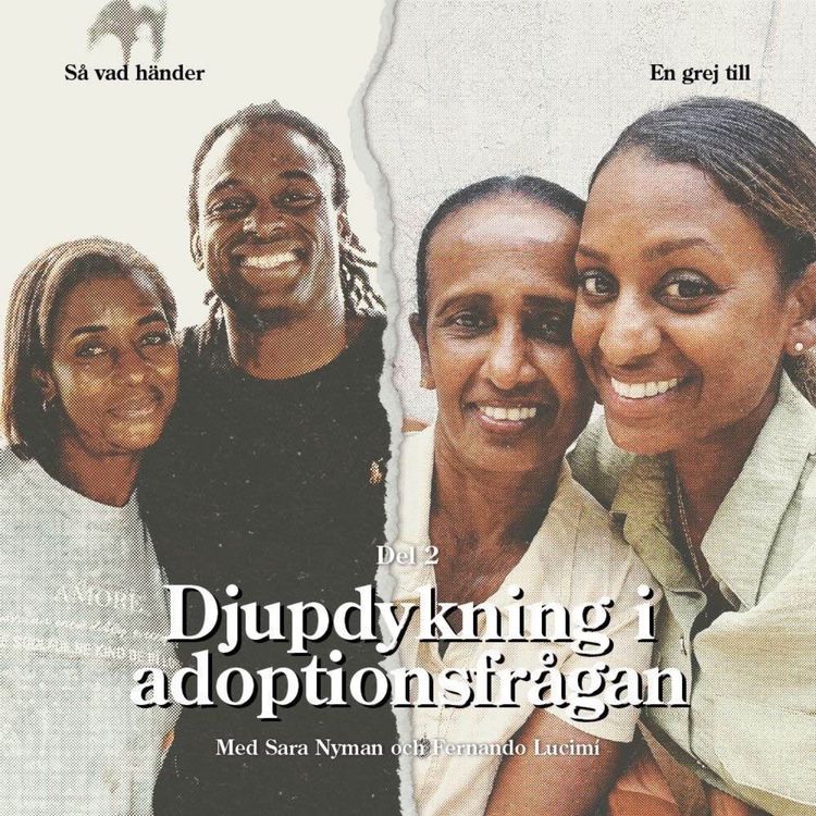 cover art for En grej till: Djupdykning i adoptionsfrågan, del 2 (med Sara Nyman & Fernando Lucimí)