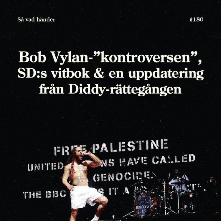 cover art for #180: Bob Vylan-”kontroversen”, SD:s vitbok & en uppdatering från Diddy-rättegången