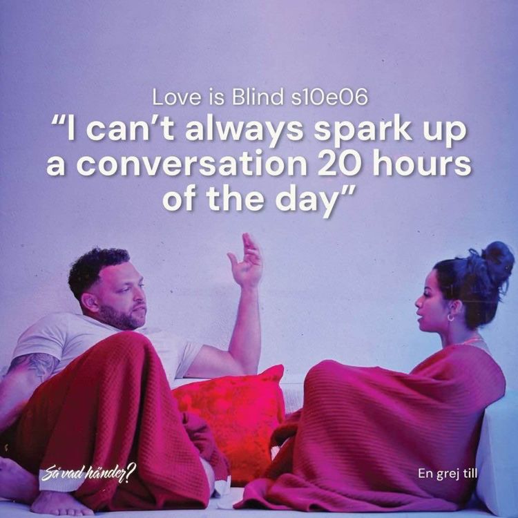 cover art for En grej till: Love is Blind s10e06 – "I can't always spark up a conversation 20 hours of the day” 