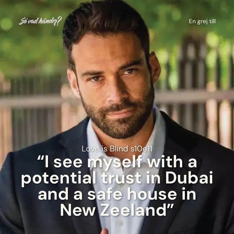 cover art for En grej till: Love is Blind s10e11 – "I see myself with a potential trust in Dubai and a safe house in New Zeeland”