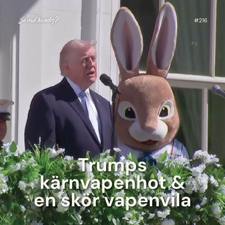 cover art for #216: Trumps kärnvapenhot & en skör vapenvila