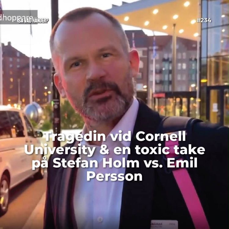 cover art for #234: Tragedin vid Cornell University & en toxic take på Stefan Holm vs. Emil Persson