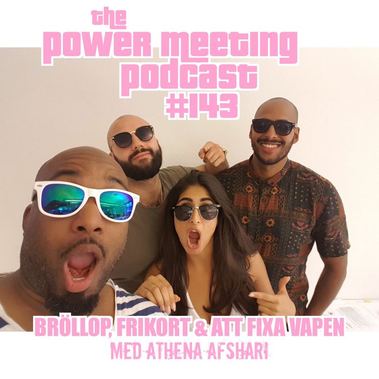 cover art for #143 – Bröllop, frikort, vapen & personlighetstyper med Athena Afshari