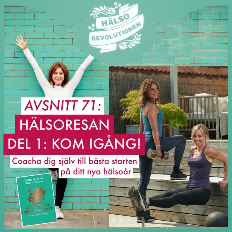 cover art for AVSNITT 71: HÄLSORESAN DEL 1 – KOM IGÅNG! Ditt nya hälsoår 2022