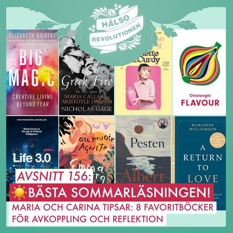 cover art for AVSNITT 156: ☀️HÄLSOREVOLUTIONENS BÄSTA SOMMARLÄSNING 