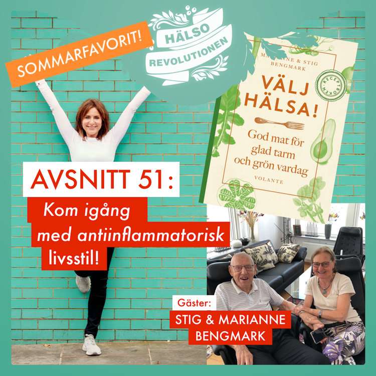 cover art for SOMMARFAVORIT! AVSNITT 51: KOM IGÅNG MED ANTIINFLAMMATORISK LIVSSTIL!