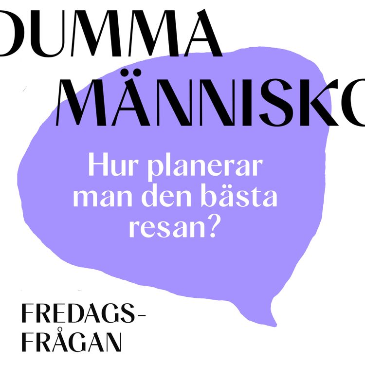 cover art for FREDAGSFRÅGAN: Hur planerar man den bästa resan?