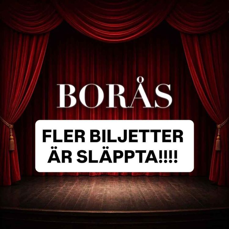 cover art for FLER BILJETTER I BORÅS OCH MALMÖ + NY MERCH!!