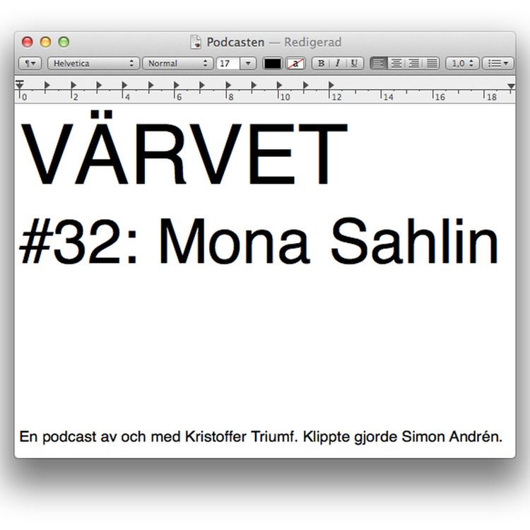 cover art for #32: Mona Sahlin