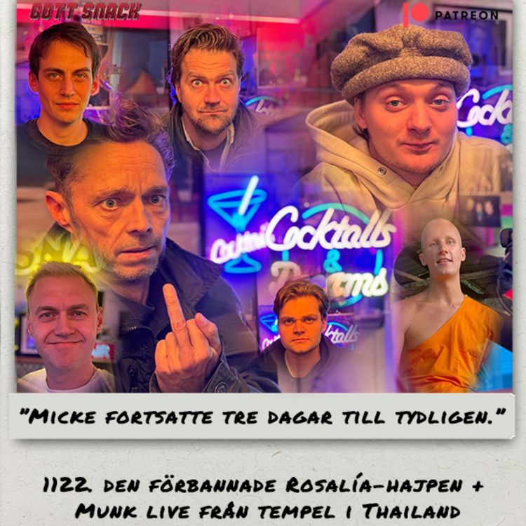 cover art for 1122. Den förbannade Rosalia-hajpen + Munk live från tempel i Thailand