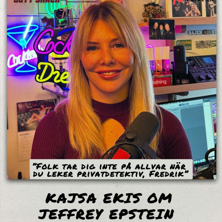 cover art for Kajsa Ekis om Jeffrey Epstein