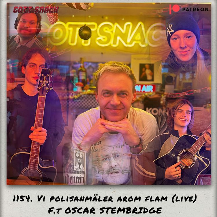 cover art for 1154. DEL 1: Vi polisanmäler Aron Flam live ft. Oscar Stembridge
