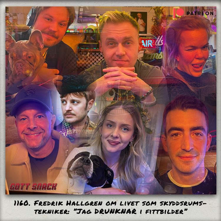cover art for 1160. DEl 1: Fredrik Hallgren om livet som skyddsrumstekniker: ”Jag DRUNKNAR i fittbilder”