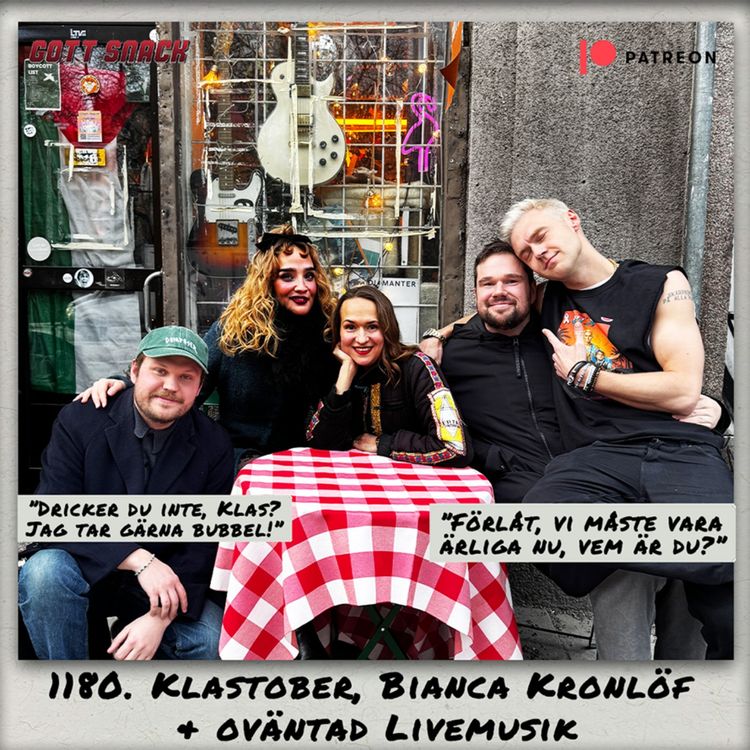 cover art for 1180. DEL 2: Klastober, Bianca Kronlöf & oväntad Livemusik