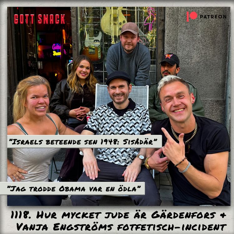 cover art for 1118. DEl 2: Hur mycket jude är Gärdenfors & Vanja Engströms fotfetisch-incident 