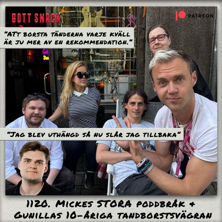 cover art for 1120. DEL 1: Mickes STORA poddbråk & Gunillas 10åriga tandborsts-vägran
