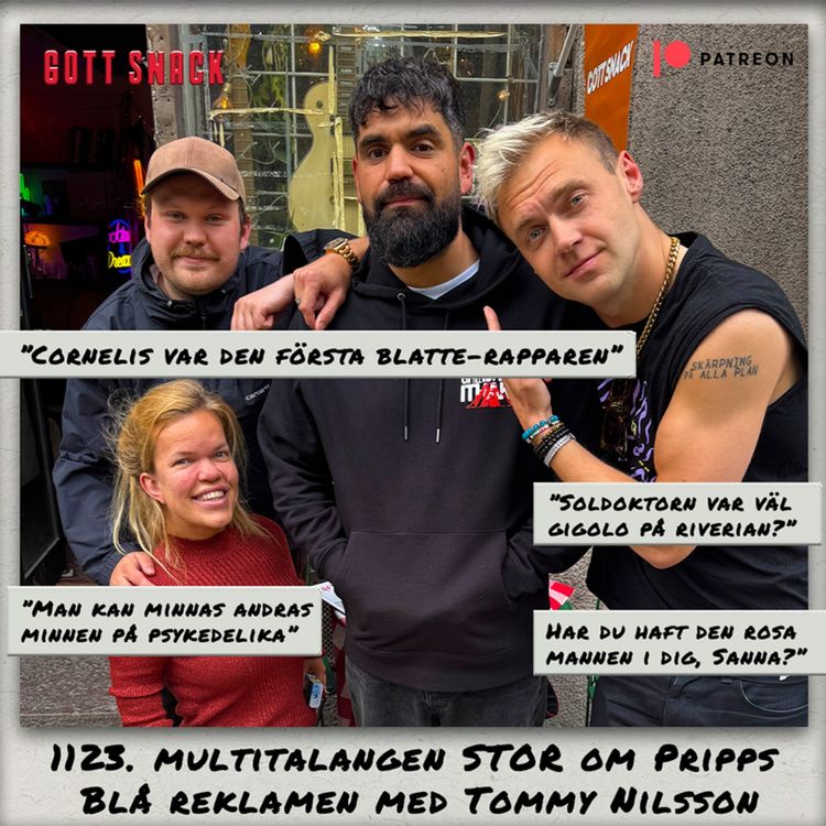 cover art for 1123. DEL 1: multitalangen STOR om Pripps Blå reklamen med Tommy Nilsson 