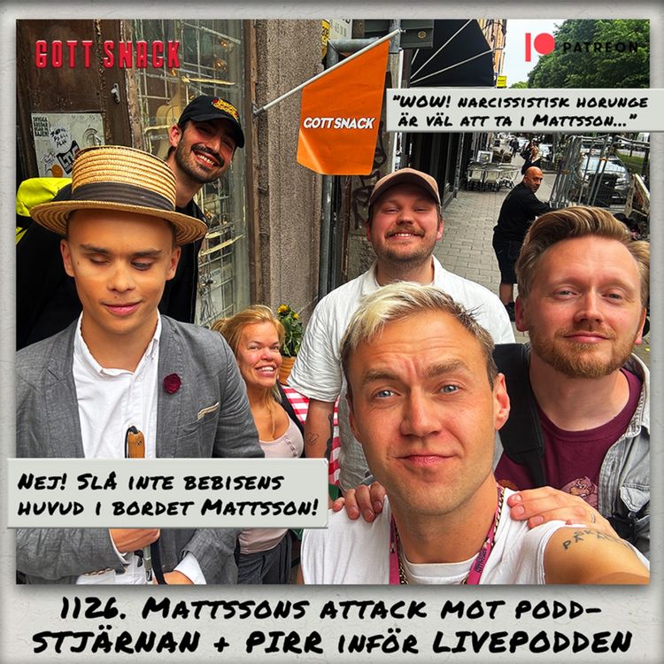 cover art for 1126. DEL 2: Mattssons attack mot podd-STJÄRNAN + PIRR inför LIVEPODDEN