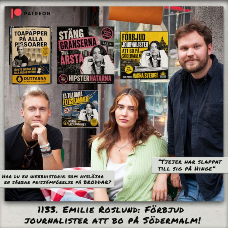 cover art for 1133. Emilie Roslund: Förbjud journalister att bo på Södermalm!