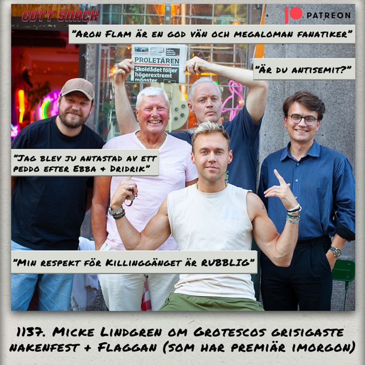 cover art for 1137. DEL 2: Micke Lindgren om Grotescos grisigaste nakenfest (& Flaggan som har premiär imorgon)