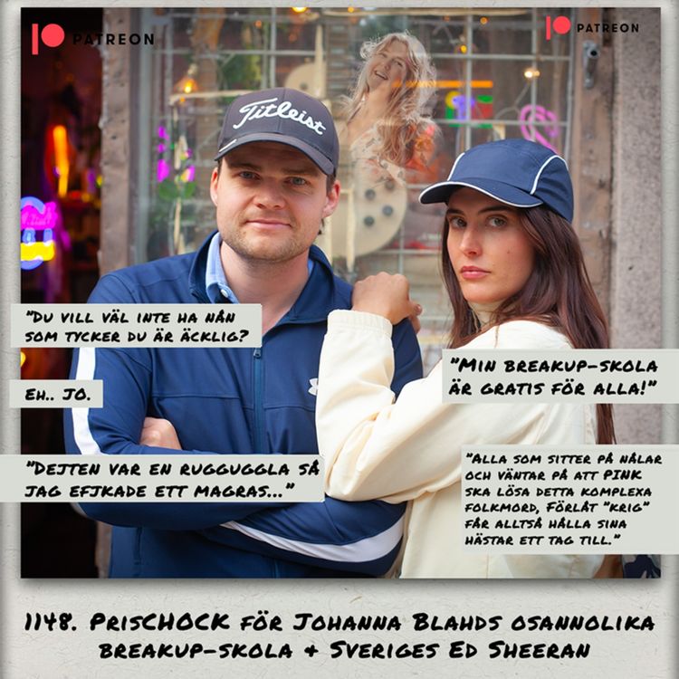 cover art for 1148. DEL 1: PrisCHOCK för Johanna Blahds osannolika breakup-skola & Sveriges Ed Sheeran