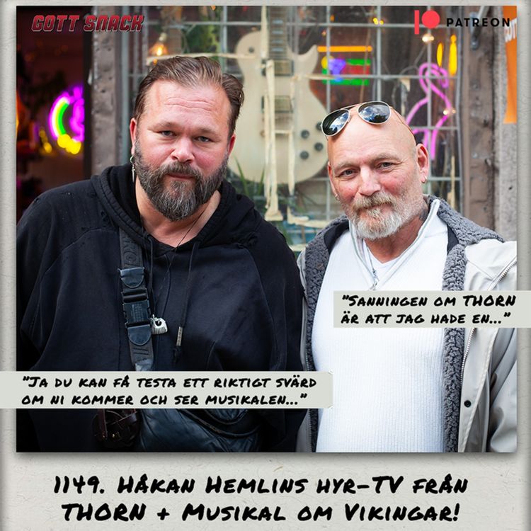 cover art for 1149. DEl 2: Håkan Hemlins hyr-TV från THORN (Och eventuell vikinga-festival)