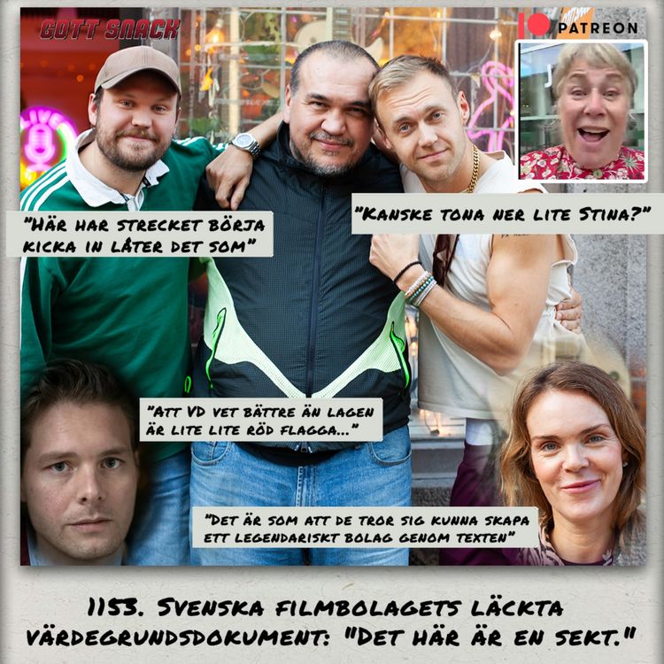 cover art for 1153. DEL 2: Svenska filmbolagets läckta värdegrundsdokument: "Det här är en sekt"