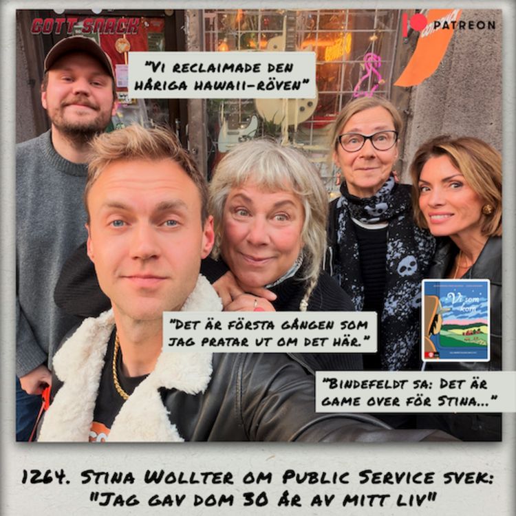 cover art for 1264. Stina Wollter om Public Service svek: "Jag gav dom 30 år av mitt liv"