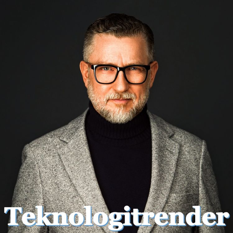 cover art for Kunstig stemme i podkasten "Teknologitrender" – Og ingen har merket noe ennå