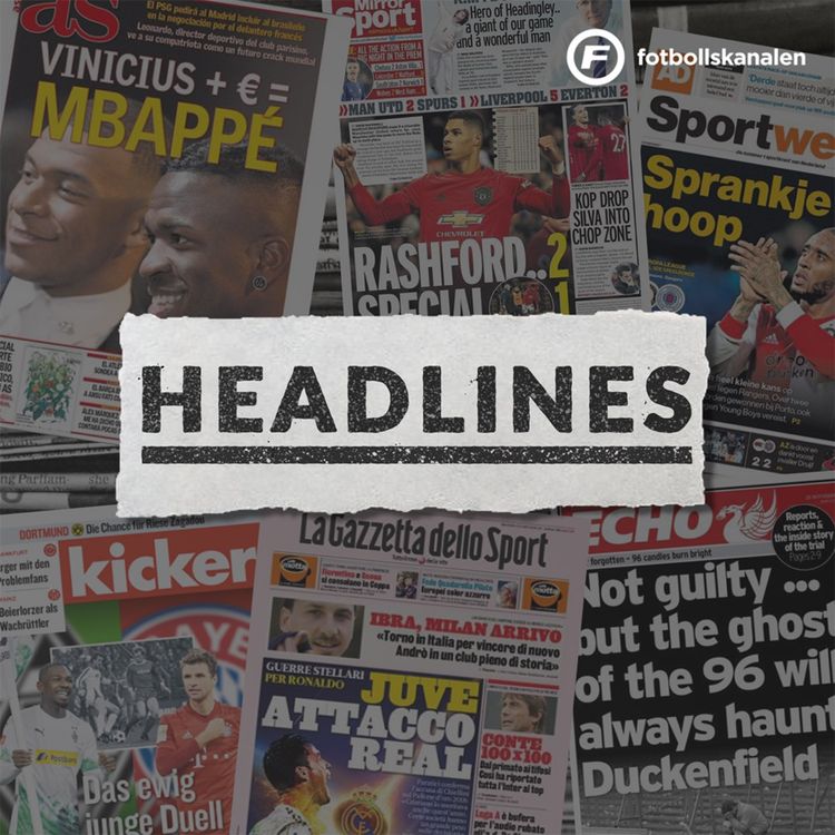 cover art for Fotbollskanalen Headlines: 27 mars 2023