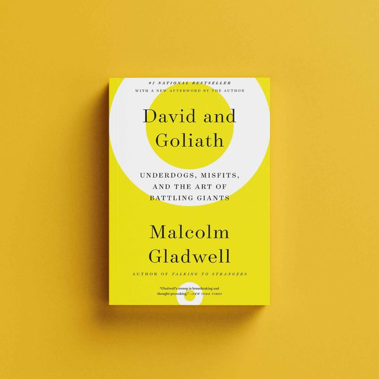 cover art for David and Goliath