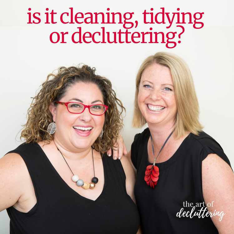 cover art for Is it cleaning or tidying or decluttering?