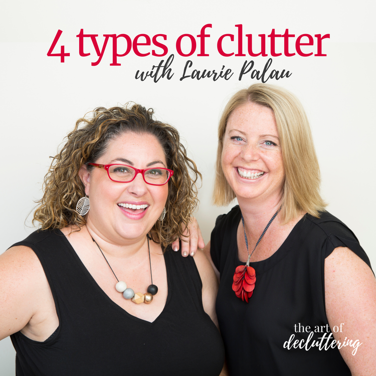 cover art for 4 Types of Clutter with Laurie Palau