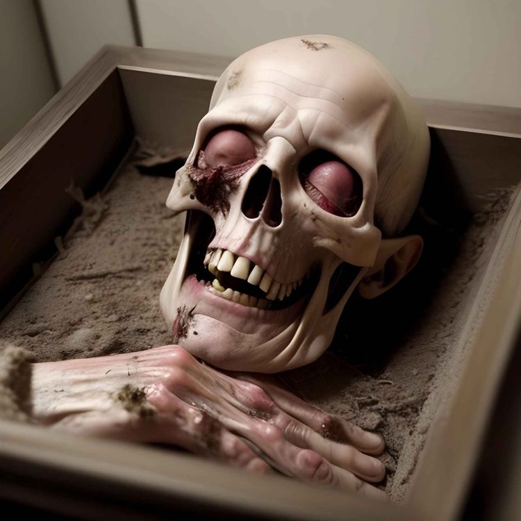 cover art for Skrikandet inifrån lik-kistan.