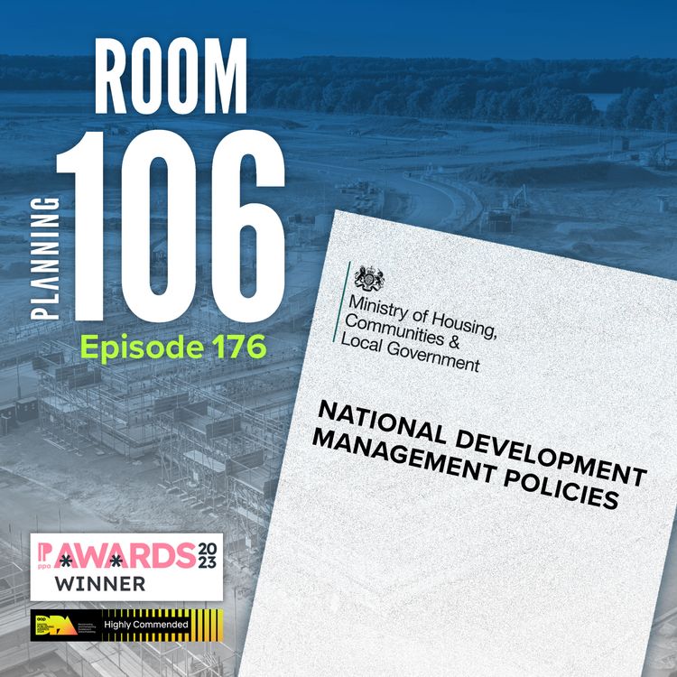 cover art for Ep176: What non-statutory national development management policies would mean for planners